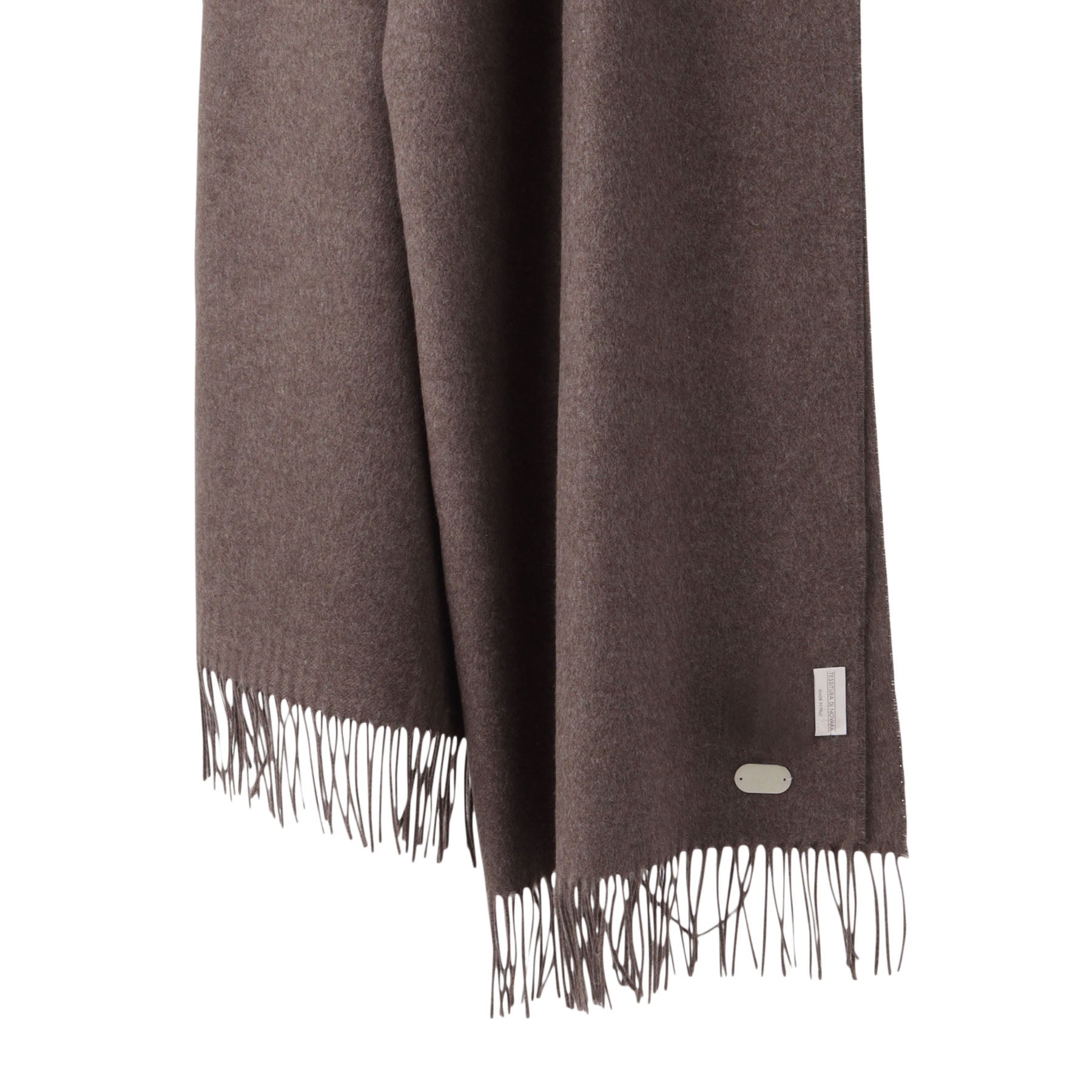 100%シルクストールブラウン TESSITURA DI NOVARA製(Ermenegildo Zegna