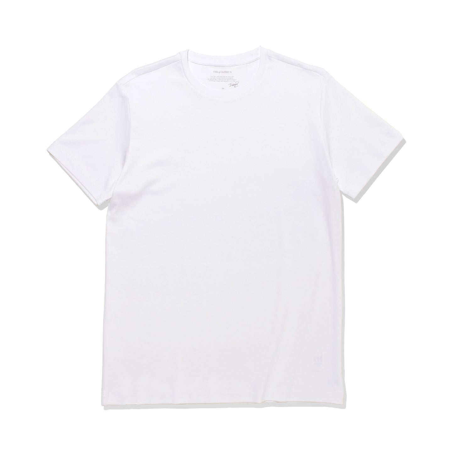 THE 9 CLOSET S Tailored T-Shirts(WHITE)