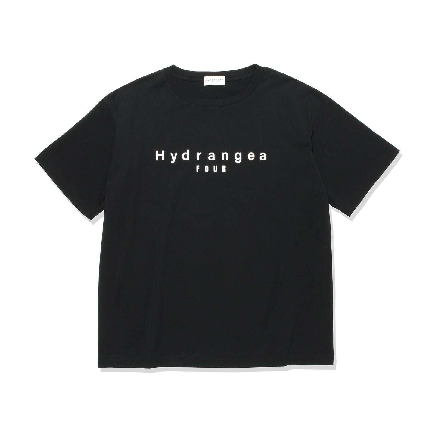 【受注終了】Four Hydrangea Logo T-Shirts BLACK