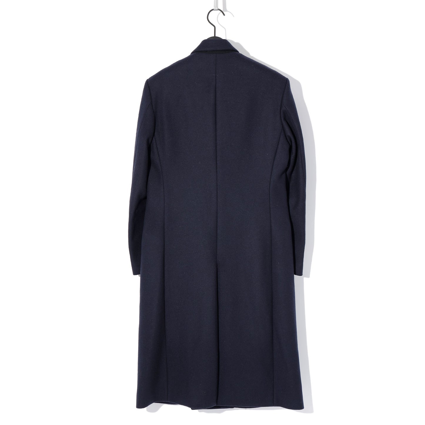 セミダブル金釦ロングチェスターコート(NAVY)