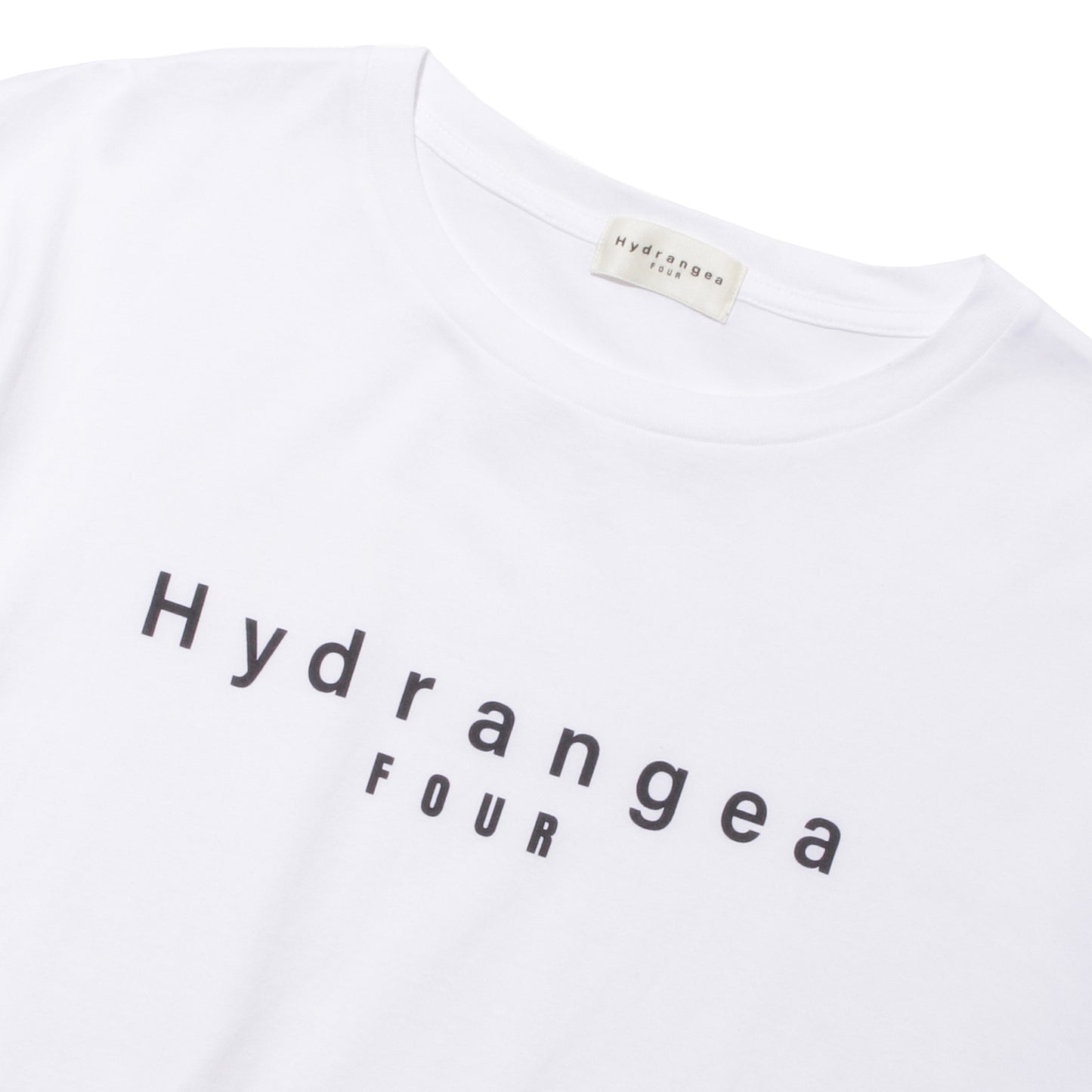 【受注終了】Four Hydrangea Logo T-Shirts WHITE