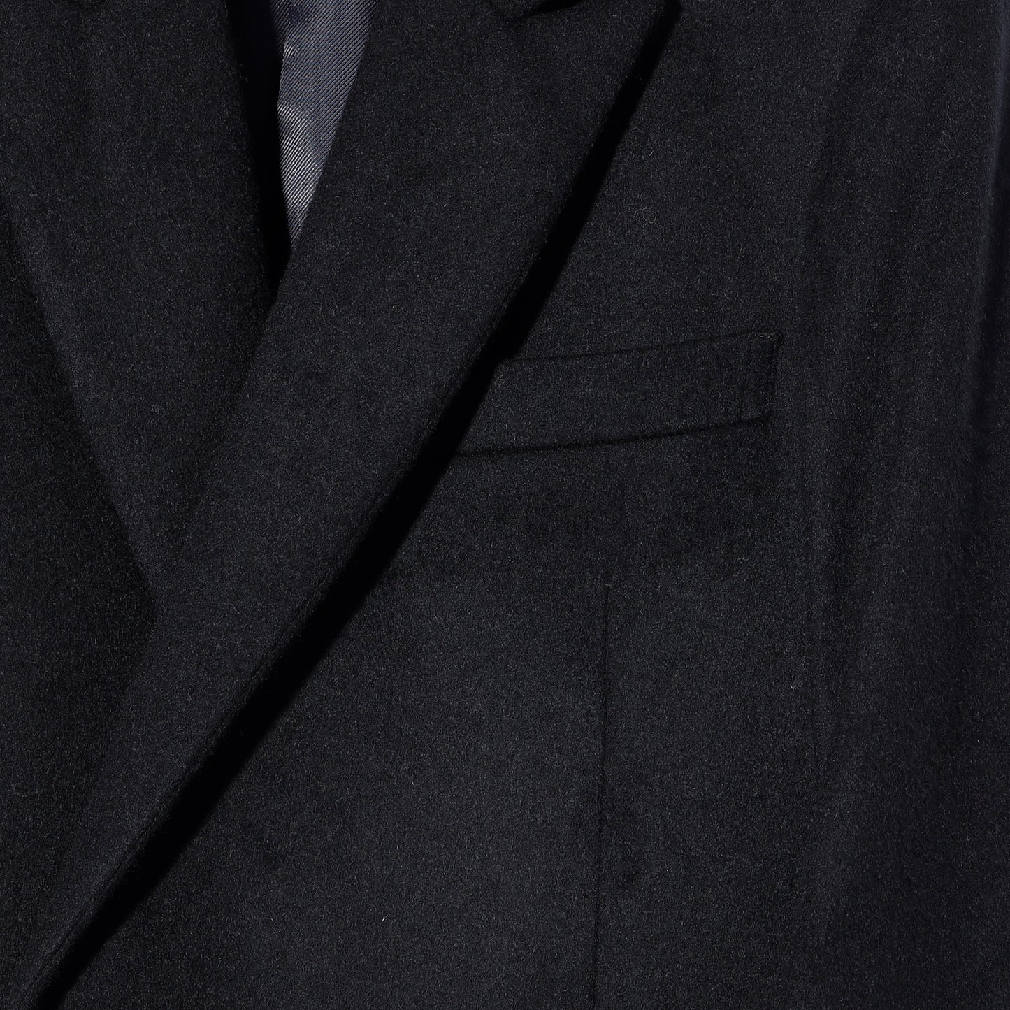 セミダブルロングチェスターコート(BLACK)