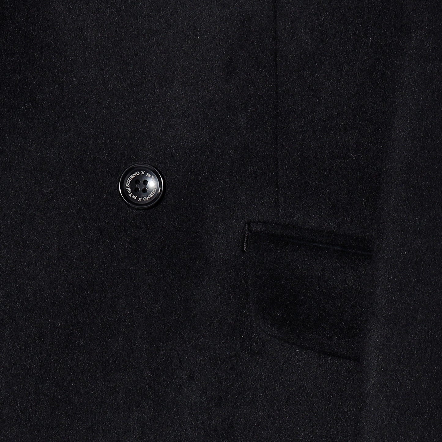 セミダブルロングチェスターコート(BLACK)