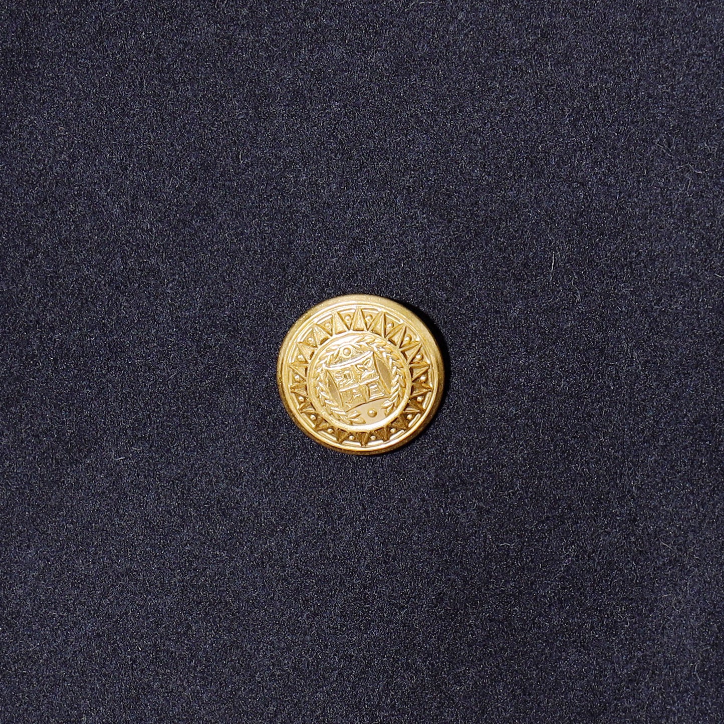 セミダブル金釦ロングチェスターコート(NAVY)