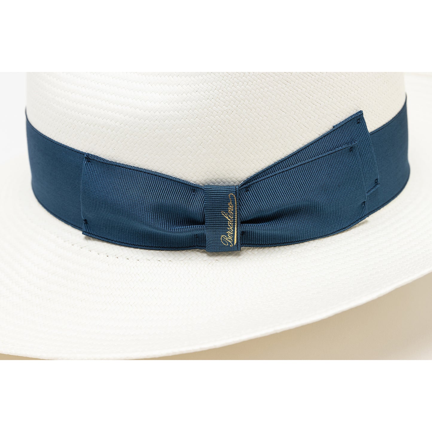 Panama Fine(ラージブリム)White×Blue