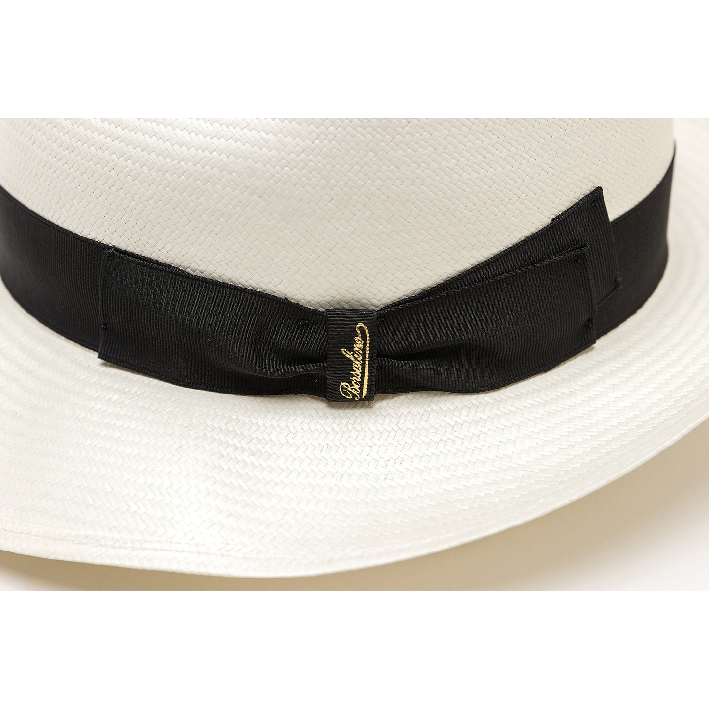 Panama Fine(ミディアムブリム)White×Black