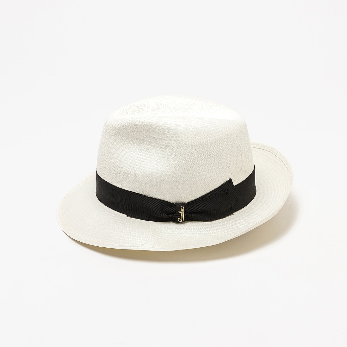 Panama Fine(ミディアムブリム)White×Black