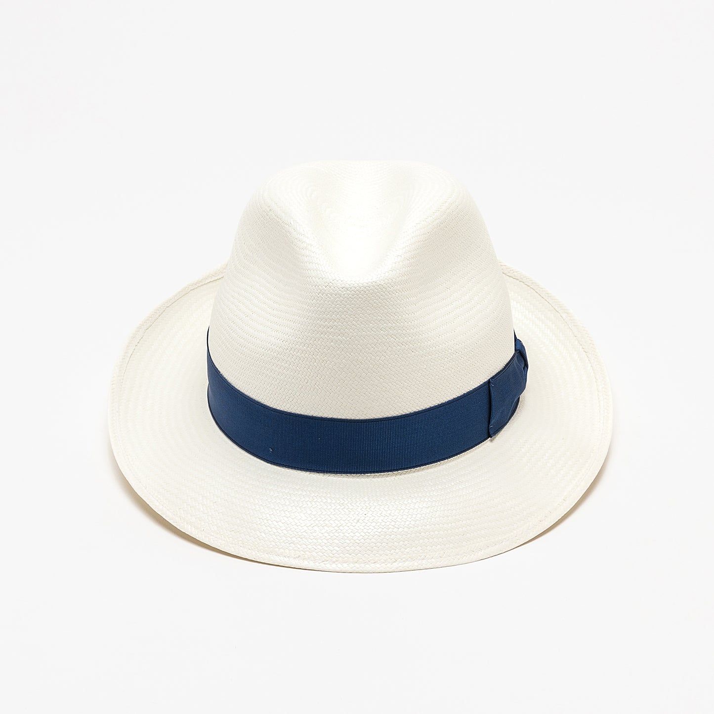 Panama Fine(ミディアムブリム)White×Blue