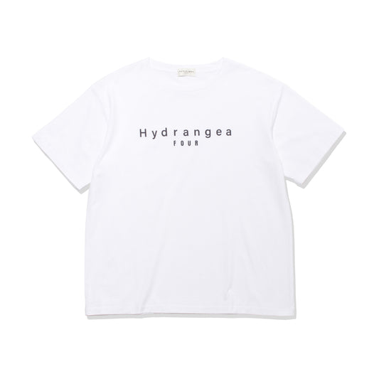 【受注終了】Four Hydrangea Logo T-Shirts WHITE