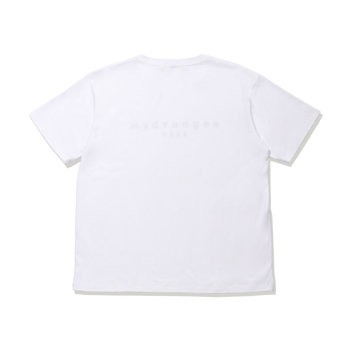 Four Hydrangea Reverse Logo T-Shirts WHITE