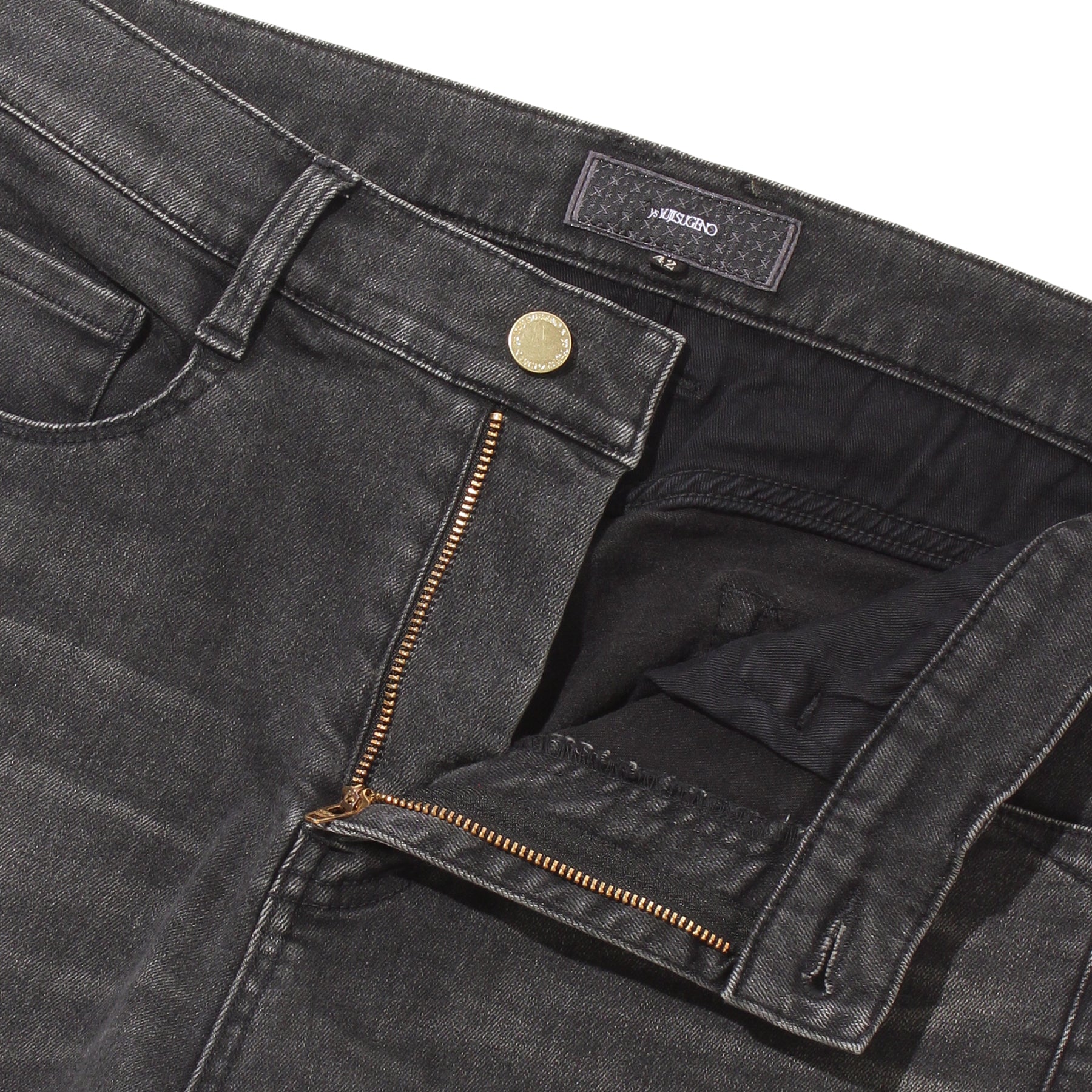 受注終了】INORAN別注ブラック色落ちデニムサルエル「Mature