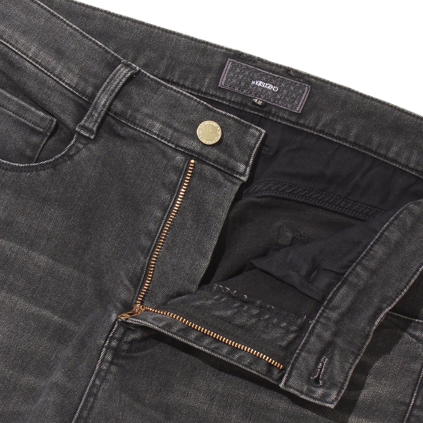 INORAN別注ブラック色落ちデニムサルエル「Mature」