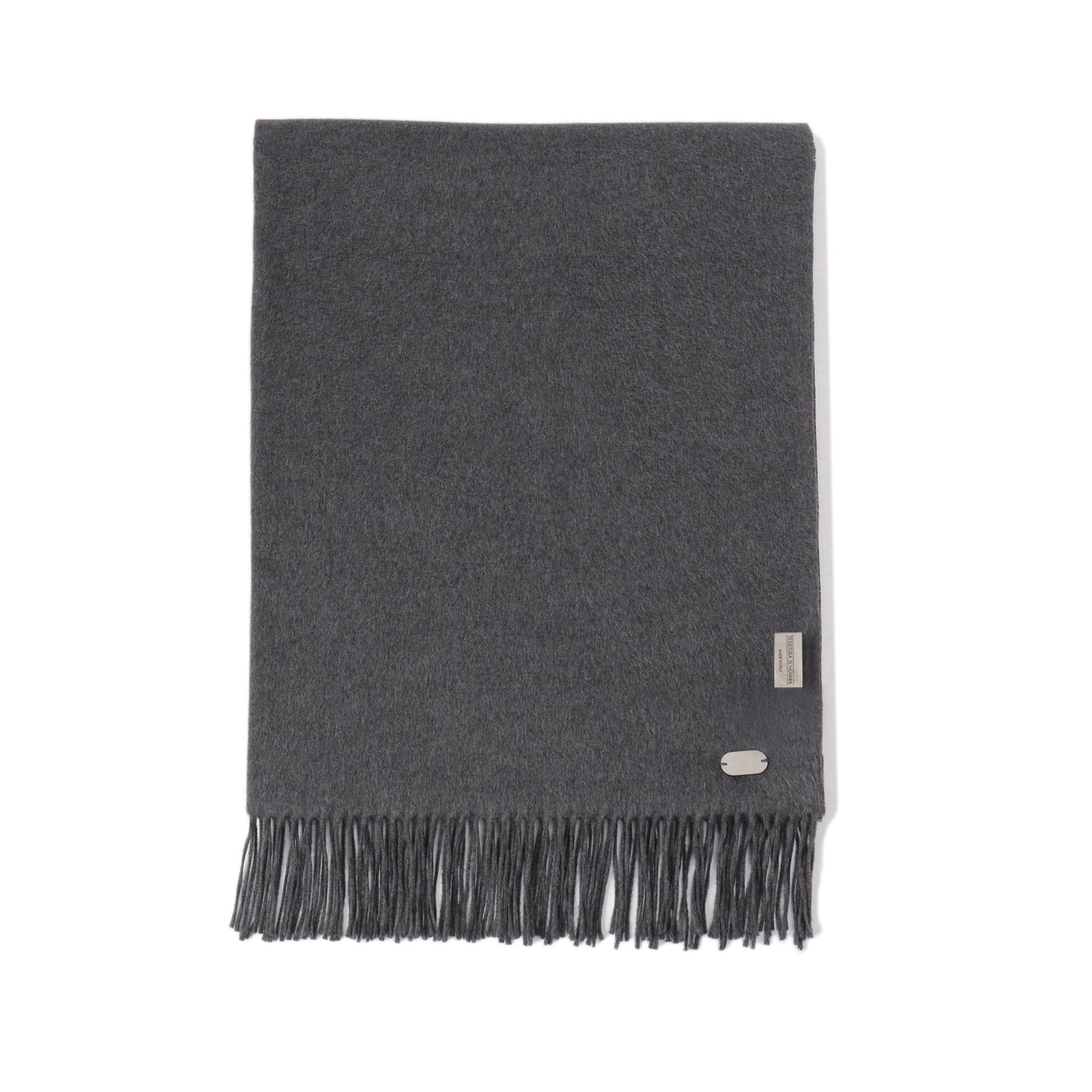 100% silk stole, grey, by TESSITURA DI NOVARA (Ermenegildo Zegna Group)