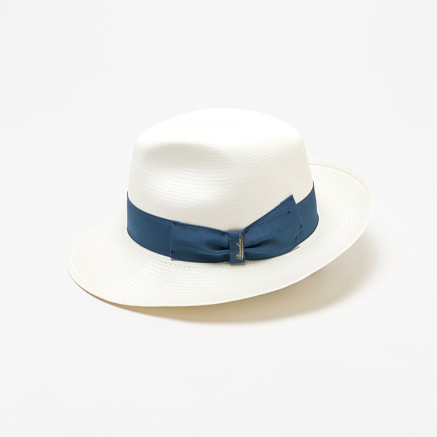 Panama Fine（ラージブリム）White×Blue