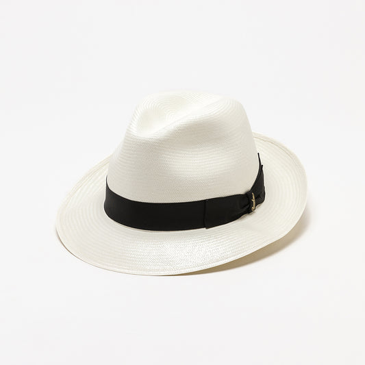 Panama Fine（ミディアムブリム）White×Black
