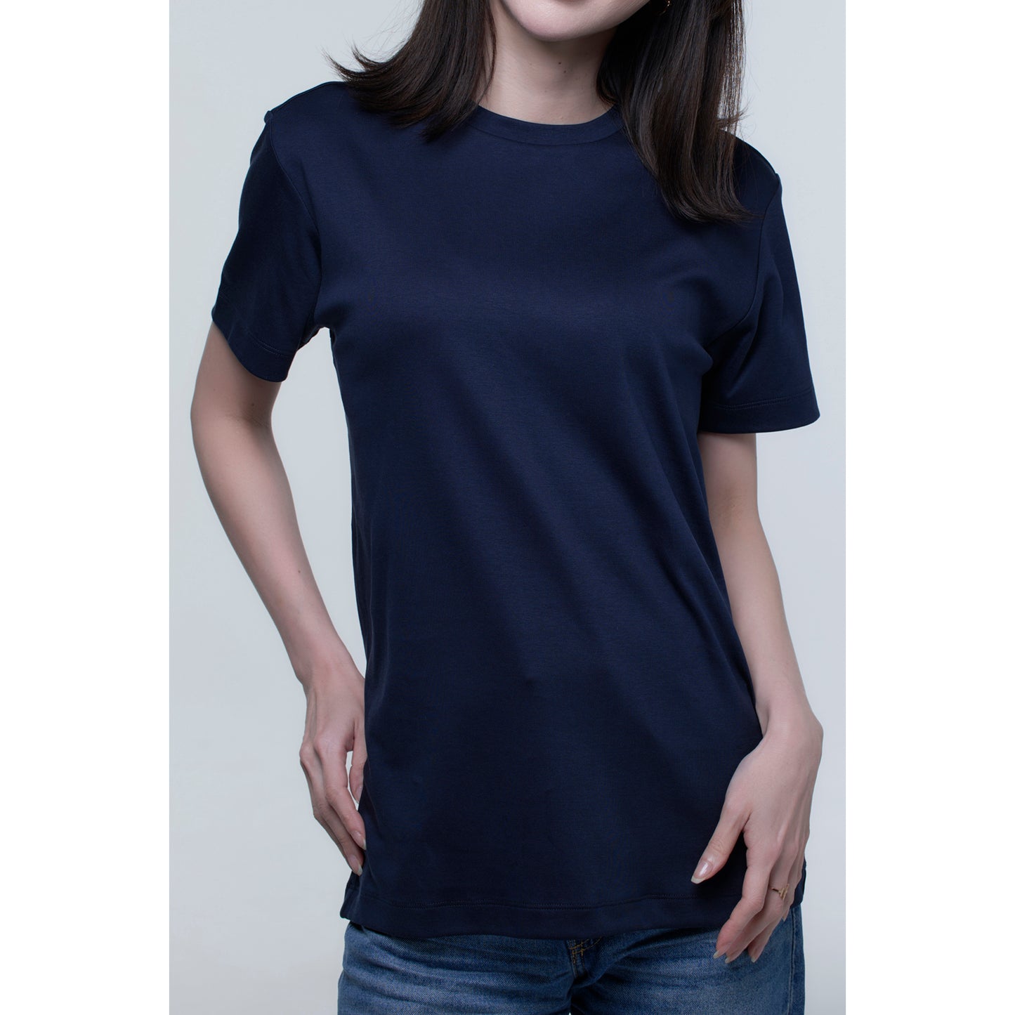 THE 9 CLOSET S Tailored T-Shirts（NAVY）