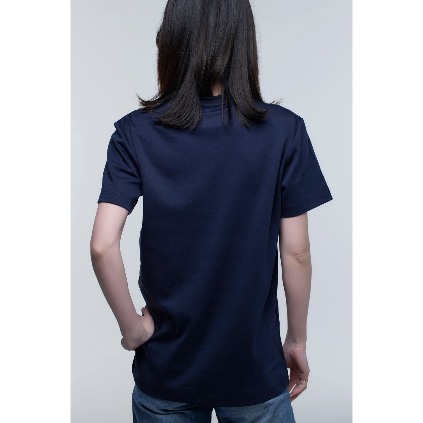 THE 9 CLOSET S Tailored T-Shirts（NAVY）