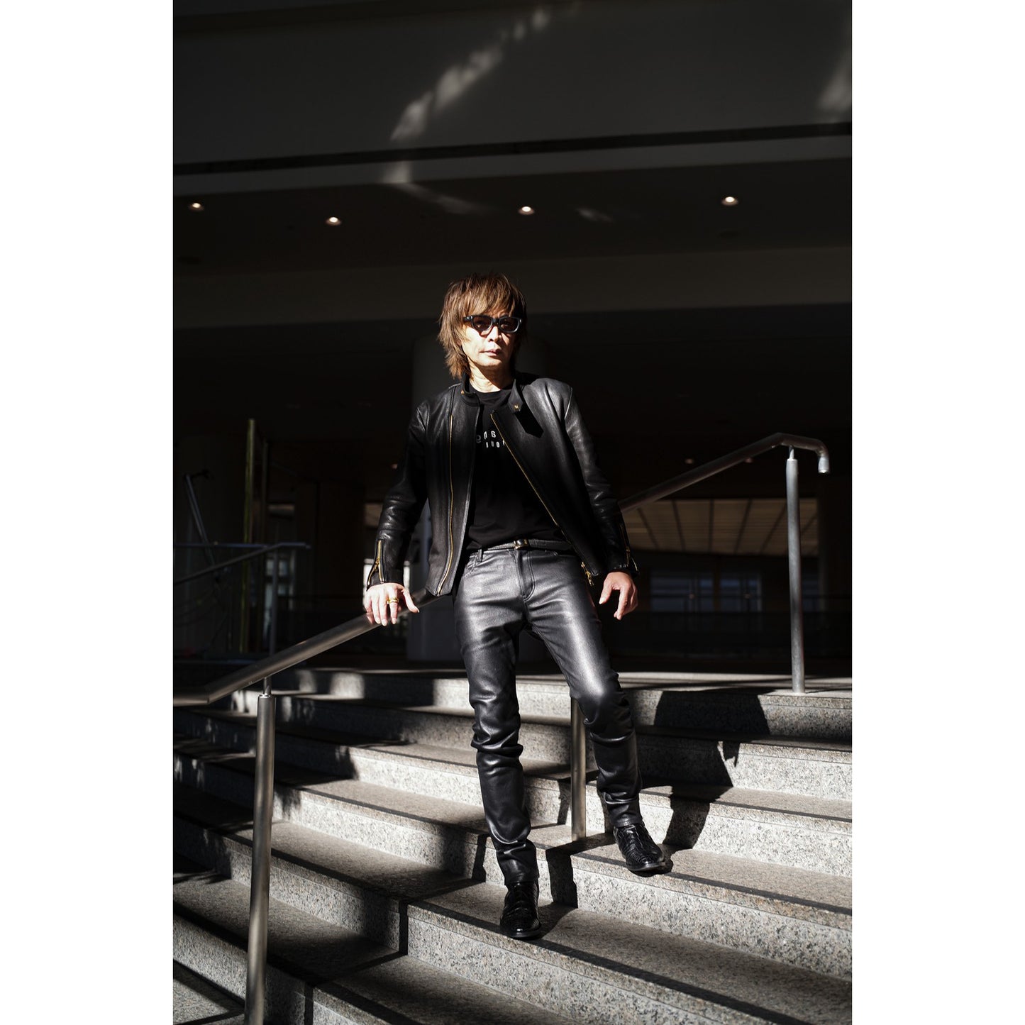 Square buckle Lether Belt