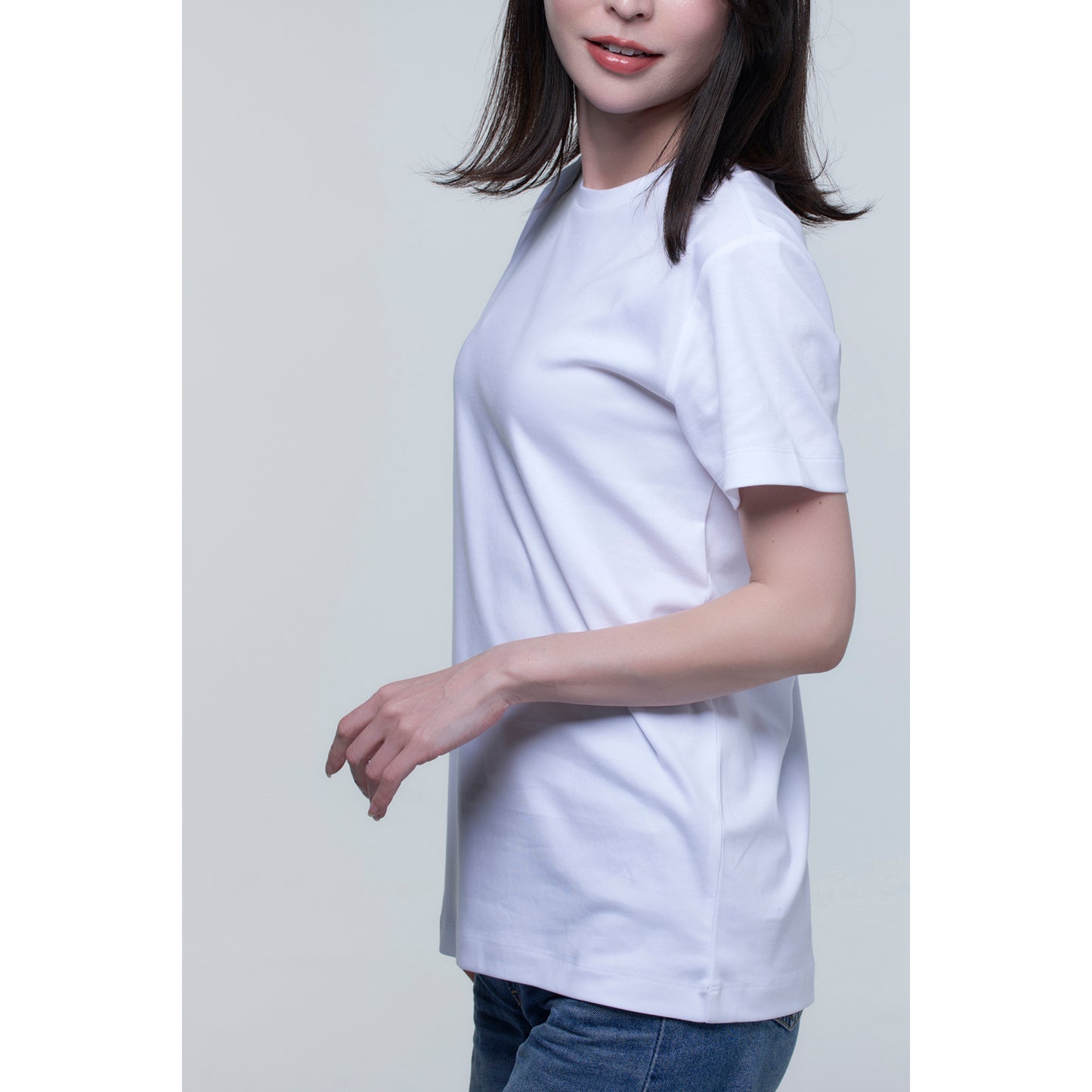 THE 9 CLOSET S Tailored T-Shirts（WHITE）